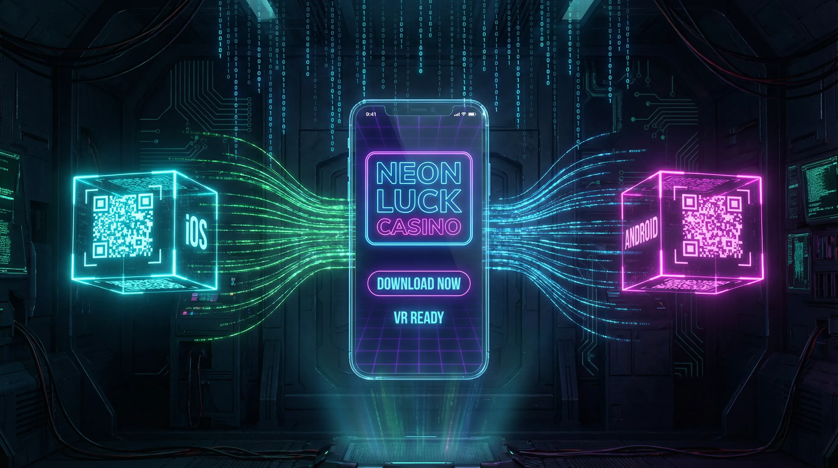 博彩平台赛博朋克APP下载全息界面