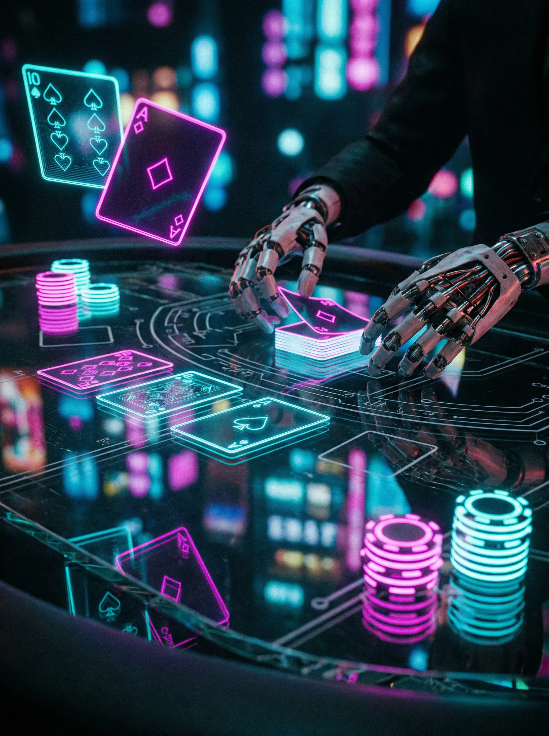 博彩平台赛博朋克棋牌对战游戏