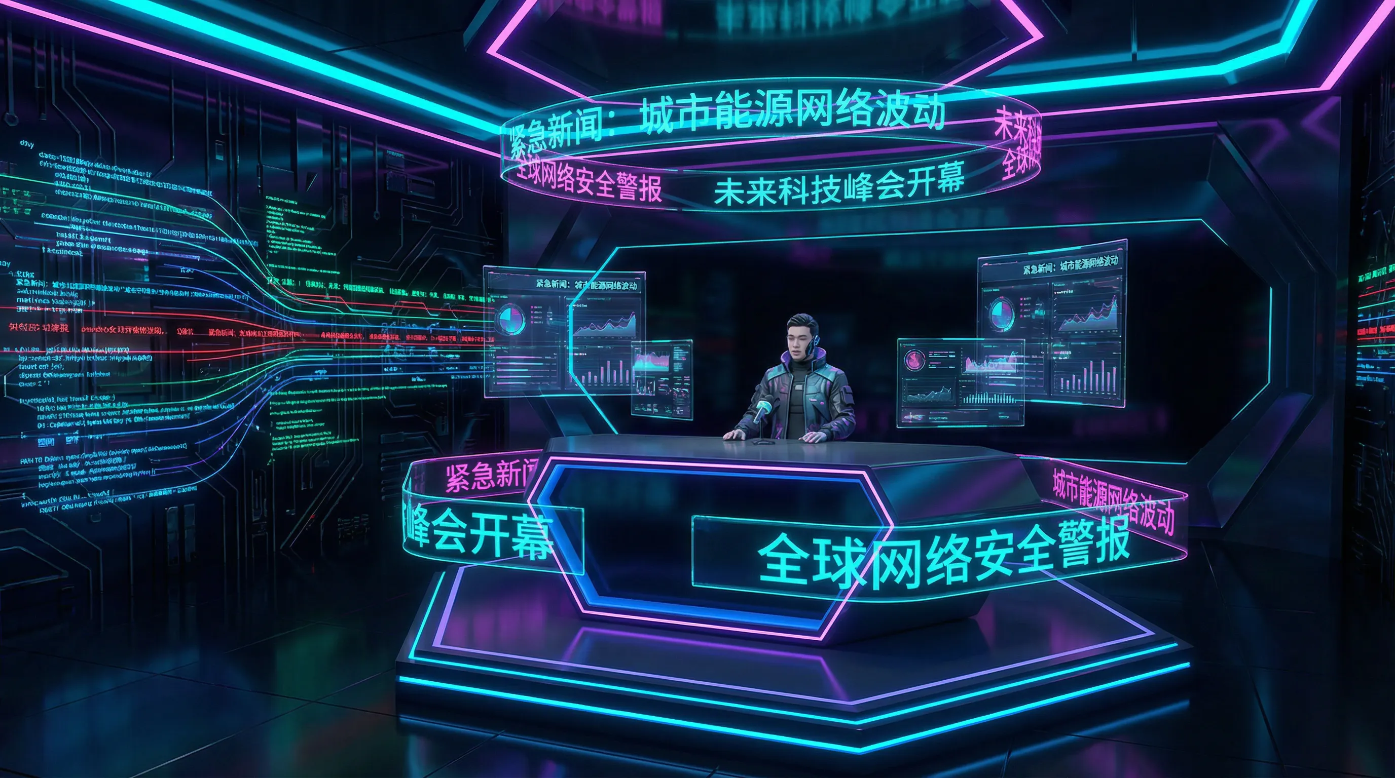 博彩平台赛博朋克新闻直播间
