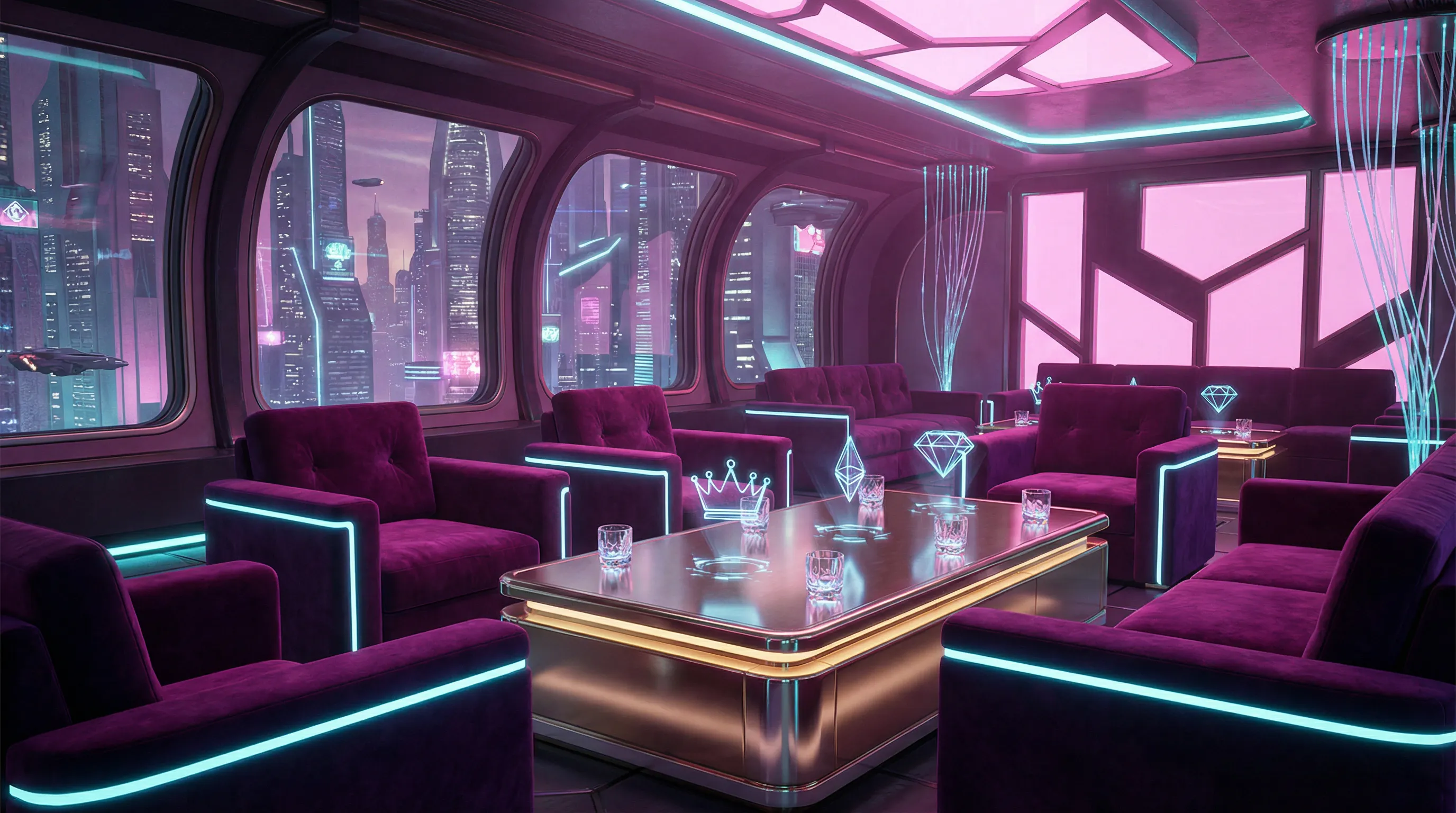 博彩平台赛博朋克VIP贵宾厅